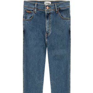 Wrangler Mens Texas Cotton Stretch Straight Leg Relaxed Regular Fit Denim Jeans